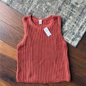 Old Navy sleeveless open stitch sweater